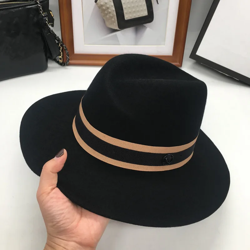 Новая английская флисовая шляпа в форме Ретро М шляпа и ветер и волна. Универсальная шапка