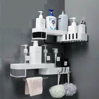 

Bathroom Accessories Bathroom Shelf Wall Mounted Shampoo Cosmetic Shower Shelves Kitchen Storage Rack Bathroom Accessorie Set