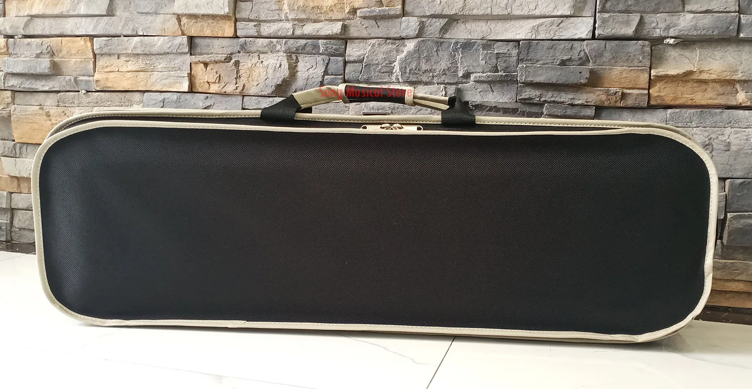Estojo para Violino com Higrômetro Multicolorida de Veludo Dentro de Caixa 2 com Quadrada com 4 e 1 Caixa Quadrada Dourado 3 2 com - 4 - Image 2