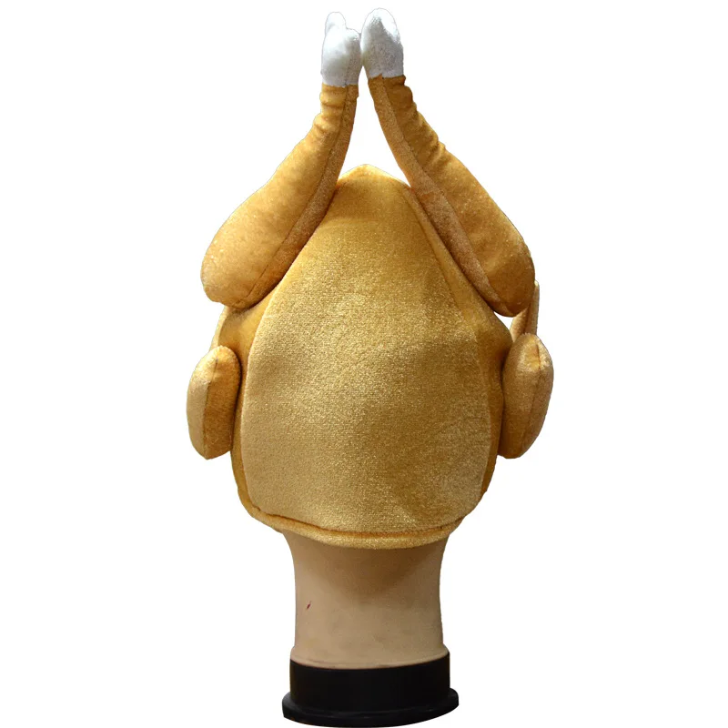Electric Thanksgiving turkey hat will sing and dance the chicken leg cap interesting sand sculpture gift