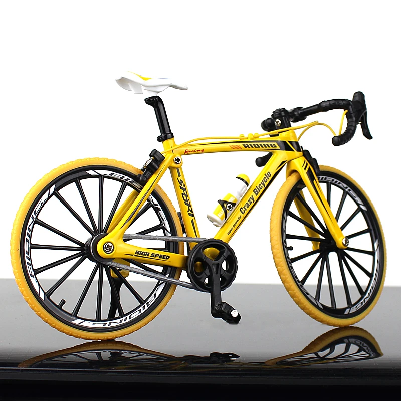 

CoCuKi 1:10 Creative Diecast Bicycle Model Toys Mini Racing Cycle Cross Mountain Bike Building Gift Decor - Style 2