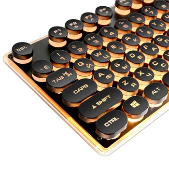 

Ergonomics Design Perfect Look Universal Wired Gaming Keyboard Backlit USB 104 Key Games Keyboards Desktop Laptop