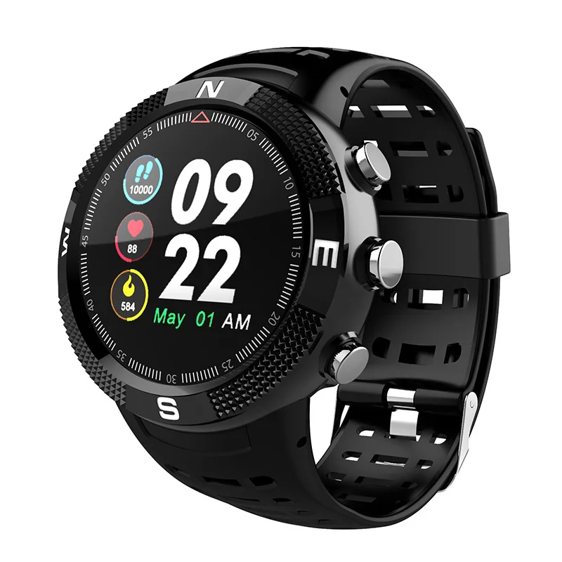 

F18 Smart Watch Bracelet 3D Screen IP68 Waterproof GPS Positioning Information Remind Ultra-long Life Battery Factory Direct Sel