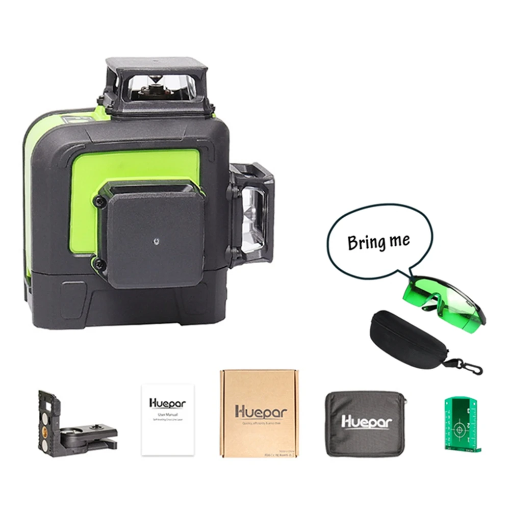 

2019 New 3D 12 Green laser level 3D 12Lines laser level Self-Leveling 360 Horizontal Vertical Cross Super Powerful