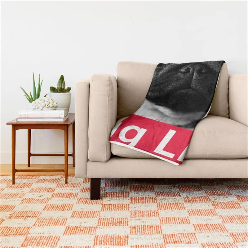 PUG LIFE BOX Throw Blanket 378