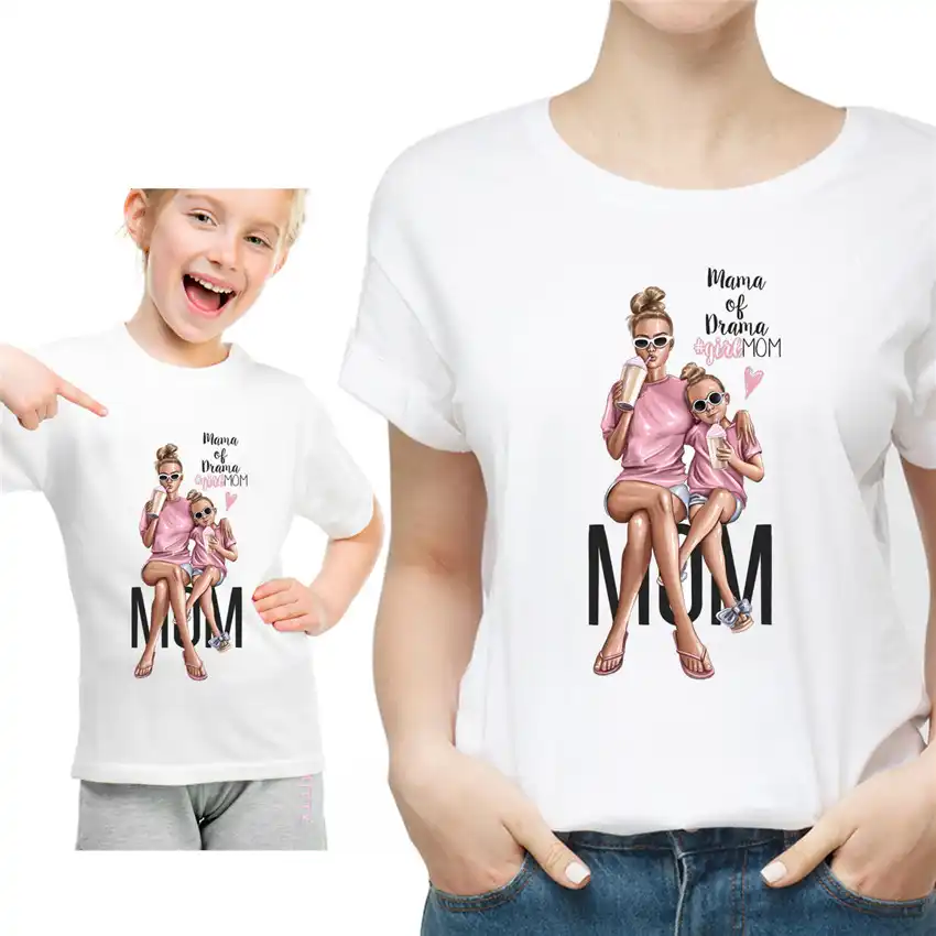 mother and daughter tops