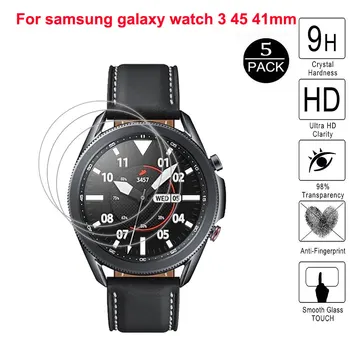 

5PCS ForSamsung Galaxy Watch 3 45mm/41mmFor Xiaomi Huami Amazfit Verge / Verge Lite Tempered Glass Screen Protective Film Guard