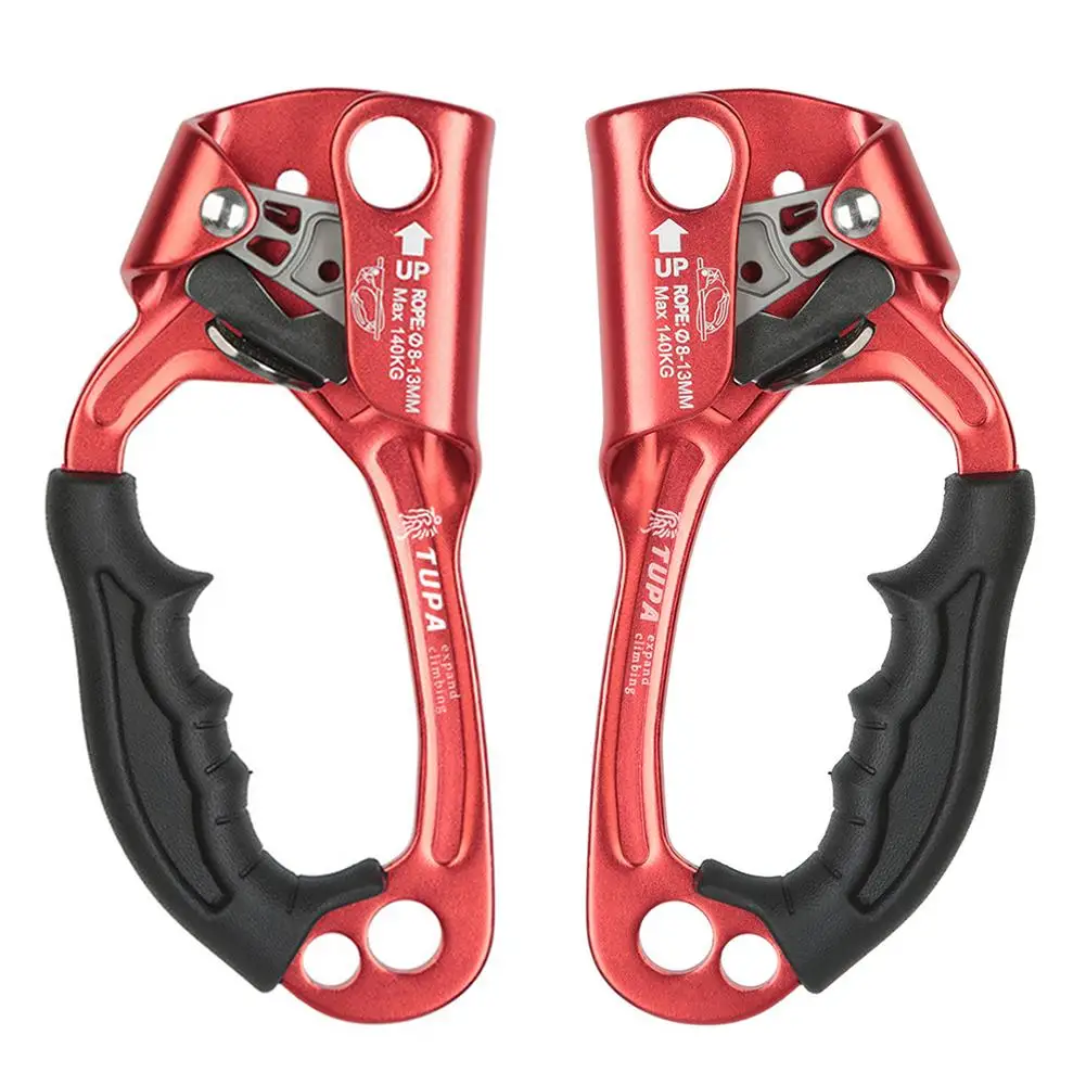 Left Right Hand Ascender Rock Climbing Rope Climber Outdoor Mountain Equipment 