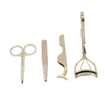 

1Set Professional Makeup Eyelash Tools Female Eyelash Curlertweezers Trimmer Scissors Kits Face Makeup Accessories