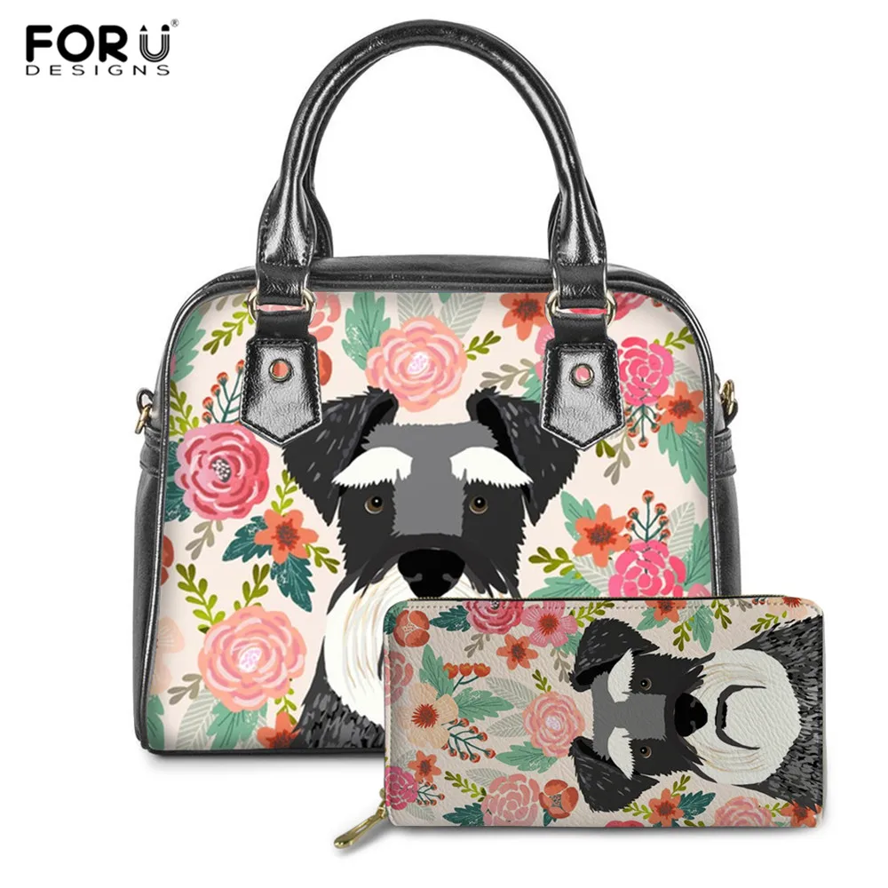 Роскошные женские сумки и кошельки FORUDESIGNS 2 шт/шт. С рисунком французского