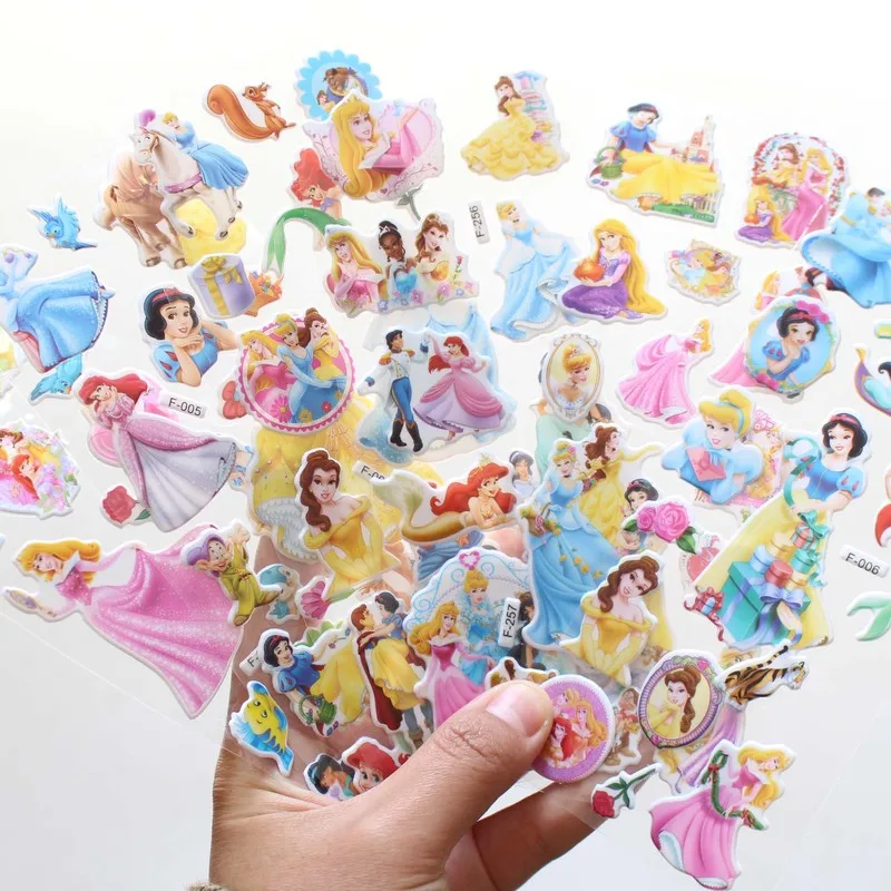 12pc princess 200 шт Дисней Холодное сердце 2 Эльза Анна Съемная наклейка принцесса Скрапбукинг для детей Декор дневник украшение для ноутбука игрушка наклейка s - Цвет: 12pc princess