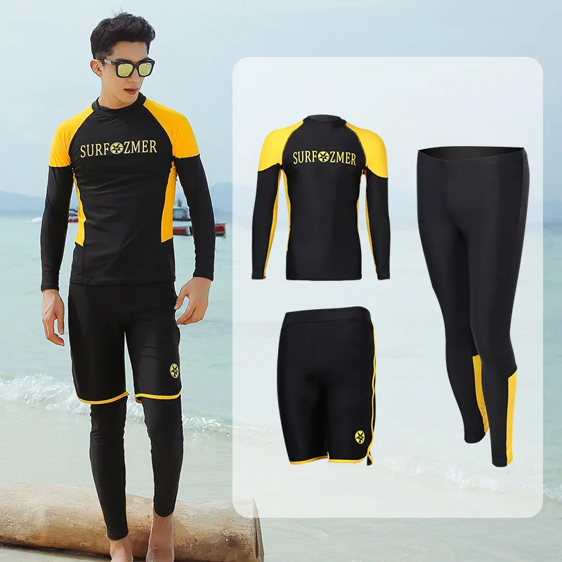 Protection Suit Jellyfish Suit Wetsuit Split Long-sleeved Swimsuit Surfing Suit Snorkeling Swimming Rafting Sun