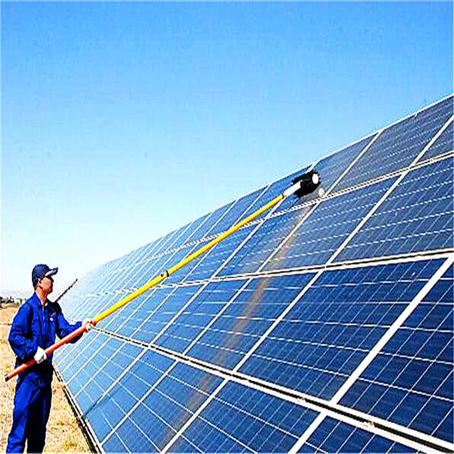 工場サポート伸縮ポールブラシソーラーツール太陽光発電パネルクリーニングマシン|ソーラー発電システム| - AliExpress