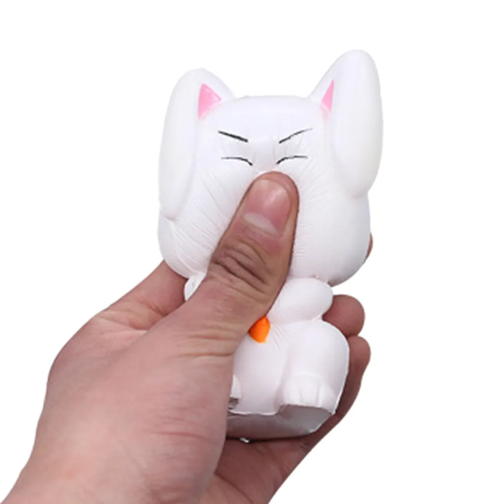 Stress Reliever Simulated Rabbit Slow Rising Squeezable Toy cartoon Aniaml Anti-anxiety Fun Toys Girly Heart Pinch Fun #A