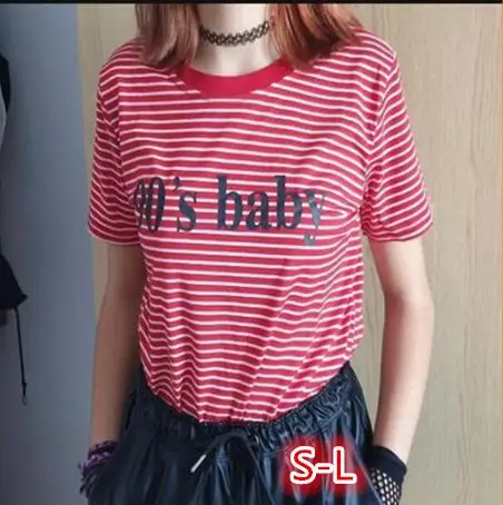 Летняя футболка в полоску для женщин и девочек новинка модные топы с короткими