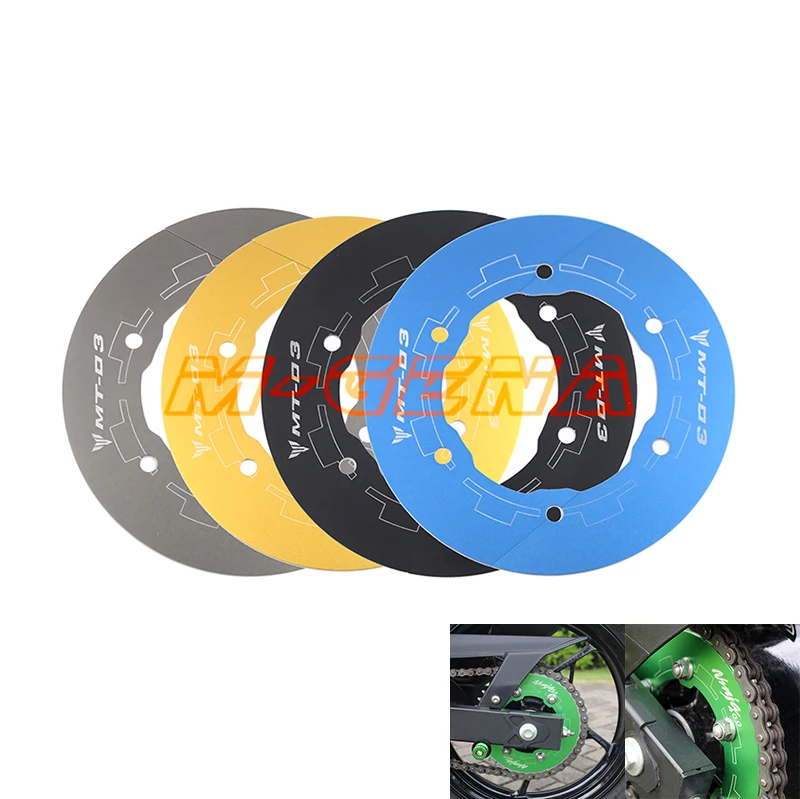 

Motorcycle Rear Chain Teeth Sprocket gear Cover Protector Kit For Yamaha MT-03 MT 03 MT03 5YK 2006 2007 2008 2009 2010-2012