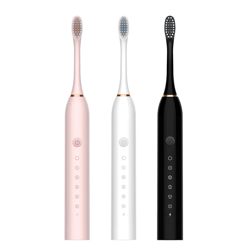 

Sonic Electric Toothbrush IPX7 Waterproof Smart Toothbrush Fast USB Charging 6 Brushing Modes for Adult Free Shipping