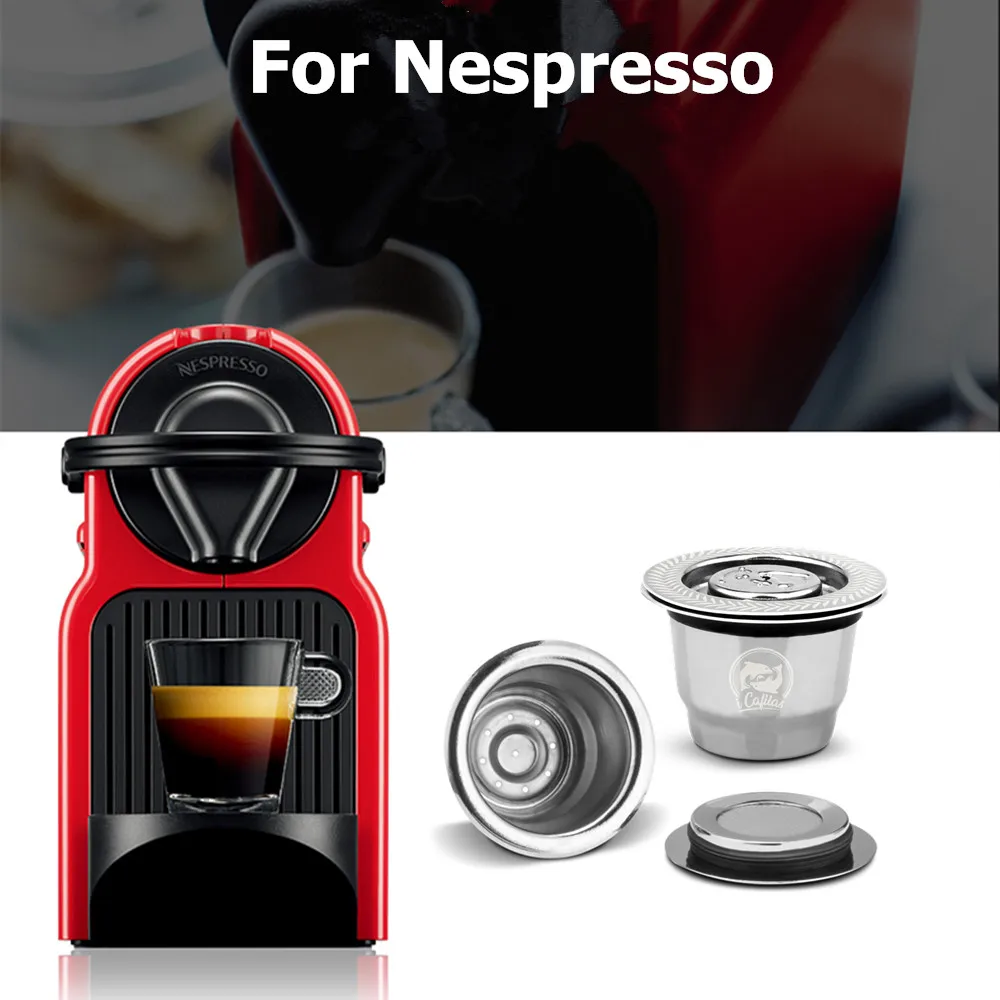Нержавеющая Сталь Nespresso фильтры для кофе металлические кофейные капсулы стручки для эспрессо многоразовые Многоразовые корзины