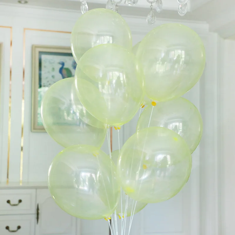 透明水晶彩色泡泡马卡气球龙色生日马卡儿童糖果派对10英寸装饰光 图片_高清大图 - 阿里巴巴 - 1 (1)