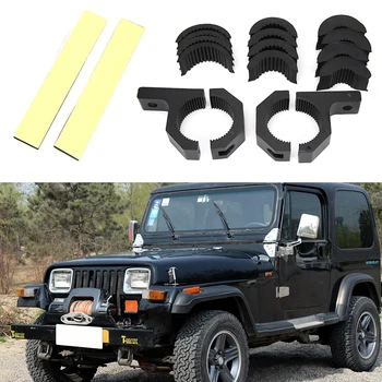 

Tube Clamp Roll Cage Horizontal Bar Anti-resistance Repairing Parts Outdoor 1-2 inch Brackets for LED Offroad Light