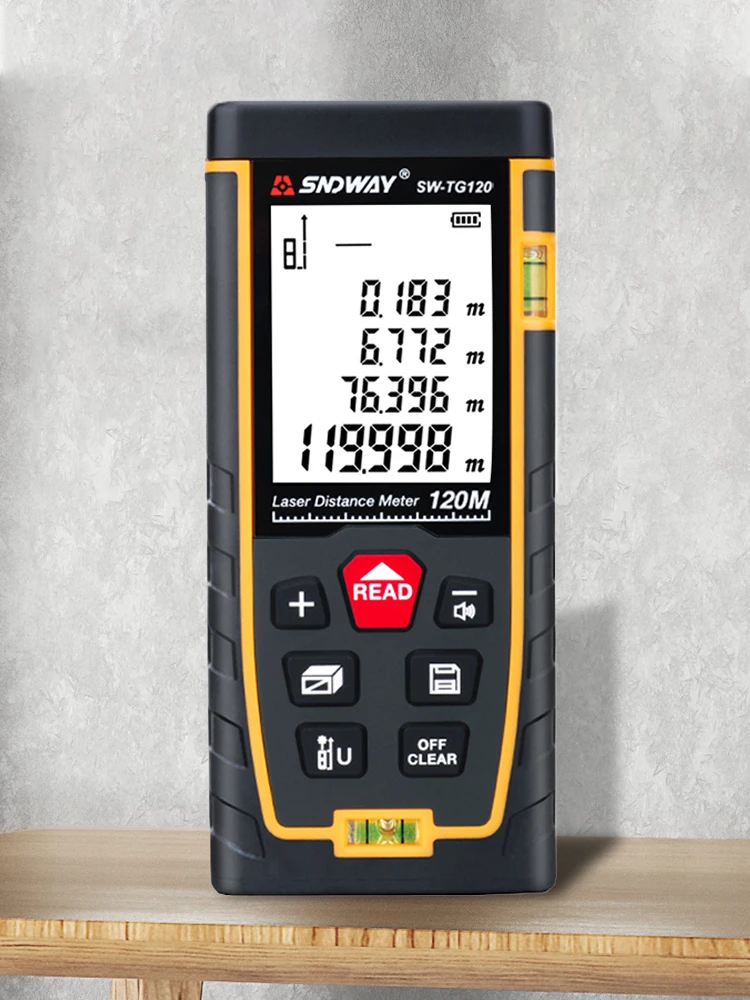 Портативный лазерный дальномер 40 м/60 м, цифровой лазерный дальномер ...
