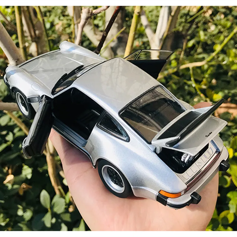 Toy Car Welly Die-Cast Alloy-Model Metal Turbo3.0 Porsche 911 Christmas-Gift Birthday