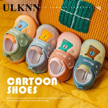 

ULKNN Baby Shoes Girls Boy Soft Bottom Toddler Shoes Autumn 1-3 Years Old Non-Slip First Walkers Footwear For Children