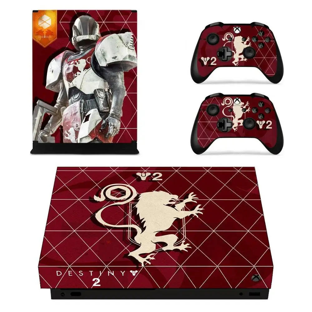 Destiny 2 Shadowkeep Стикеры s для Xbox One X из винила и кожи Стикеры наклейки домашнего декора для Xbox one X Xbox Slim консоли пульты дистанционного управления скины - Цвет: YSX1X0070