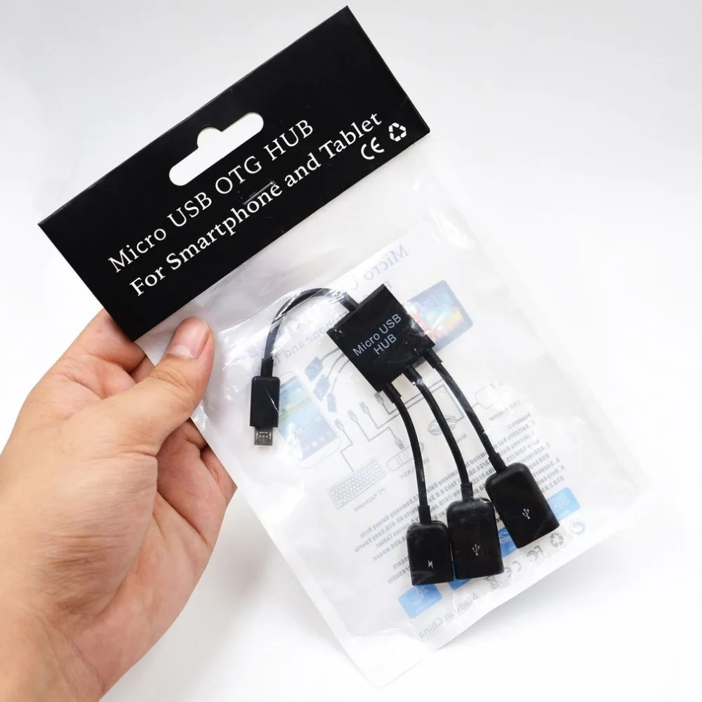 Кабель для передачи данных зарядный кабель type-C/Micro 3 в 1 USB C OTG Хост кабель концентратор Шнур адаптер разъем сплиттер
