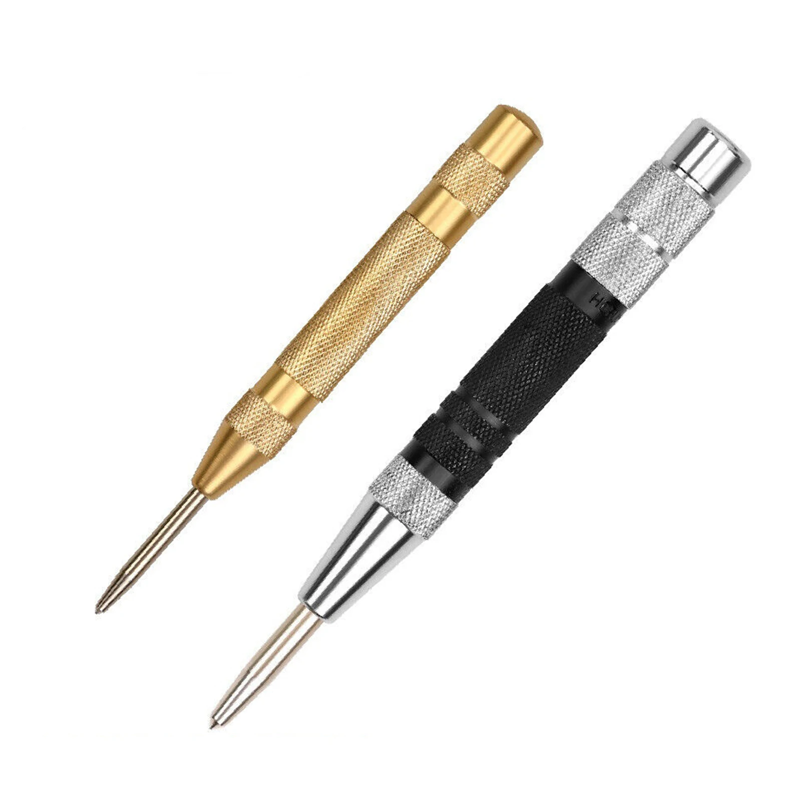 

Automatic Center Pin Punch Spring Loaded Marking Starting Holes Tool Wood Press Dent Marker Woodwork Tool Drill Bit