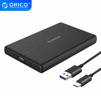 

ORICO 2189C3 2.5 Inch USB3.0 Type-A to Type-C External Hard Drive Disk Enclosure High-Speed Case for SSD Support UASP SATA III