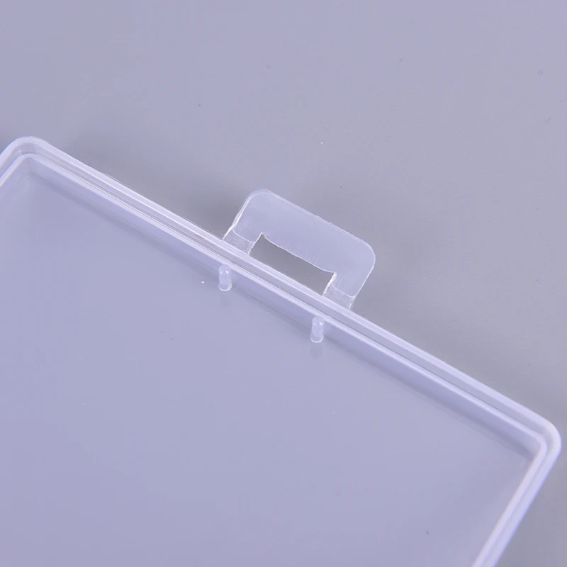 

2pcs Transparent Plastic Boxes Playing Cards Container Plastic Storage Case Packing Poker Game Card Box