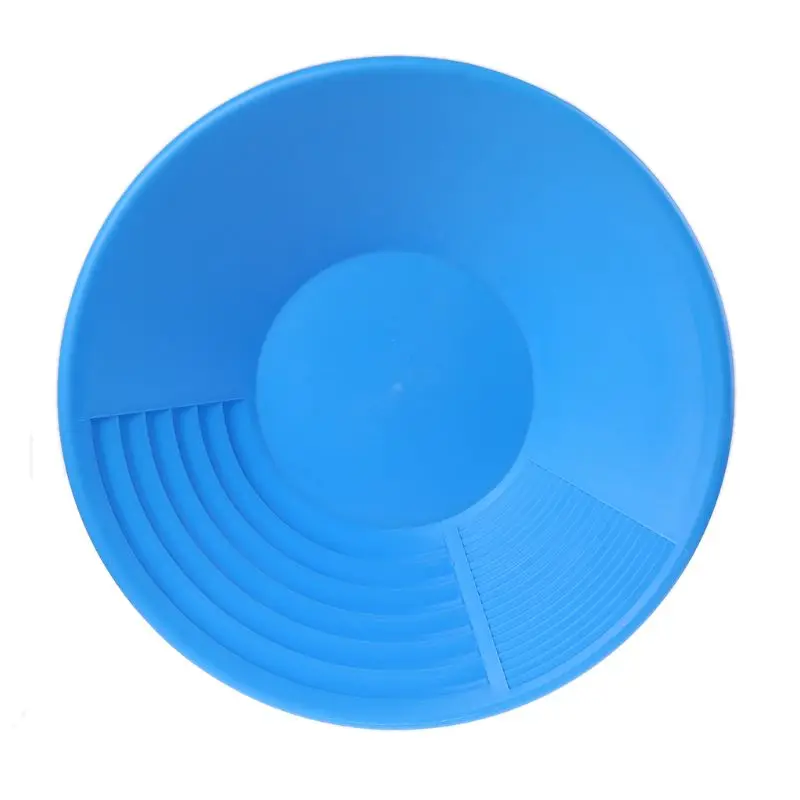 

15" Plastic Gold Pan Gold Basin For Sand Mud Mineral Processing Gold Rush Tools
