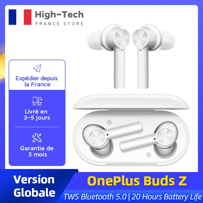 OnePlus Buds Z Wireless Earphone Global Version TWS Bluetooth 5.0 IP55 20 Hours Battery Life For OnePlus 8T Nord 8 Pro N10