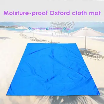 

Picnic Mat Folding Large 210D 210*150cm Camping Carpet Sandless Placemat Tent Cloth First Aid Beach Mattress Shade Canopy