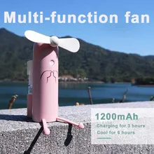 Мини вентилятор струи воды Веерообразное распыление вентилятор модный портативный мобильный телефон с мультяшками держатель пластиковый студенческий подарок офис открытый друг