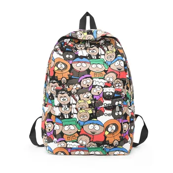 

New Online Celebrity Women's Backpack Cartoon Graffiti Backpack for Teenage Students Girls School Backpack Female Travel Bagpack