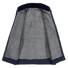 Мужской осенний и зимний стильный вязаный свитер Повседневный жилет большого размера вязаный жилет матовый и Толстый жилет теплое пальто