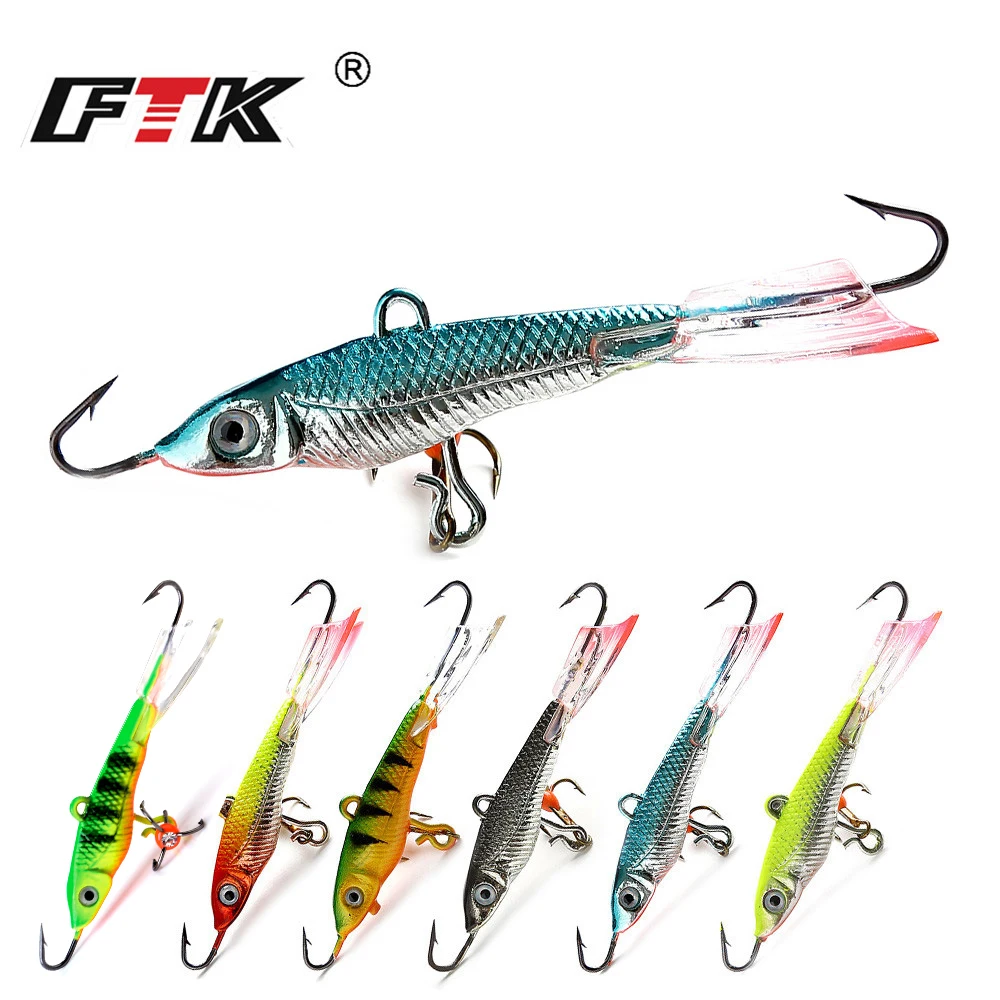 Приманка для подледной рыбалки FTK 1 шт. 12 г/7 см|fishing lure|hard lurewinter bait |