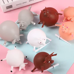 Juguete de animales soplados para regalo de Navidad, con 1 unidad, globo de ventilación para aliviar el estrés y la ansiedad