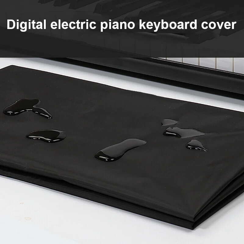  Electronic Digital Piano Keyboard Cover Dustproof Durable Foldable for 88 61 Key Piano Cover Piano 