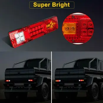 

RV Tail Lights Trailer Truck Turn Signal DC12V 11.8"x3.4"x1.1" 2Pcs LED