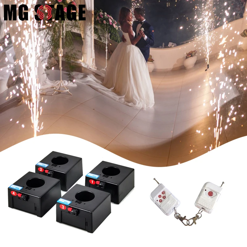 

4 8 12 Channel Remote Control Pryo Receiver Wedding Machine Wireless Fireworks System Cold Fire Fountain For Wedding Party Stage