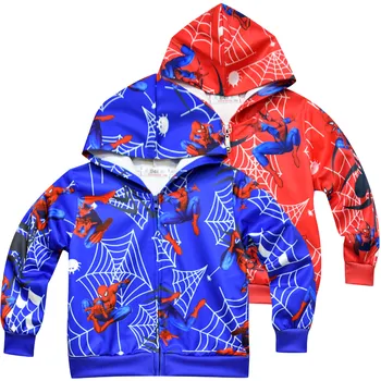 

New 2020 Spring Jacket Autumn Boys Coat Jackets Fashion Boys Spiderman Coats Kids Super Hero Jackets Outerwear Boys Clothes