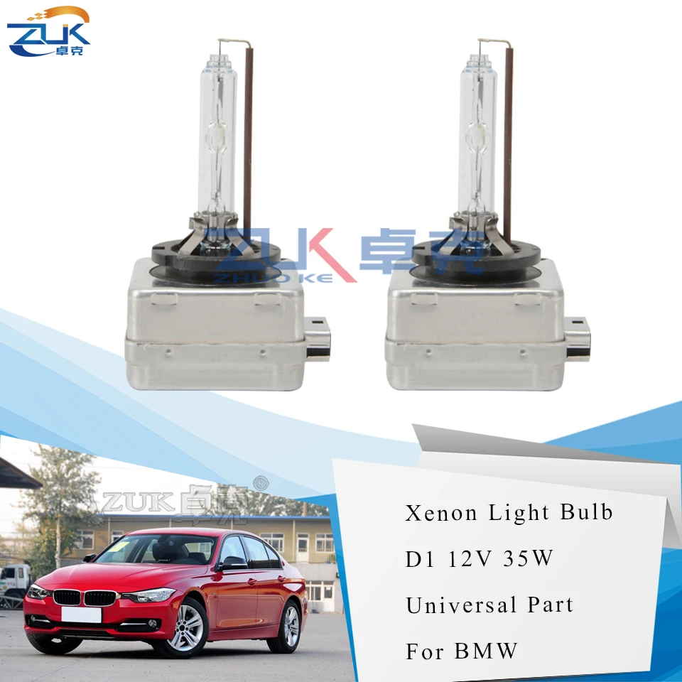 

ZUK 2PCS Xenon Hid Head Lamp Bulb For BMW 123I 320 323 430 520 523 525 630 730 740 X1 X3 X5 X6 OE#63217217509 D1 12V 35W