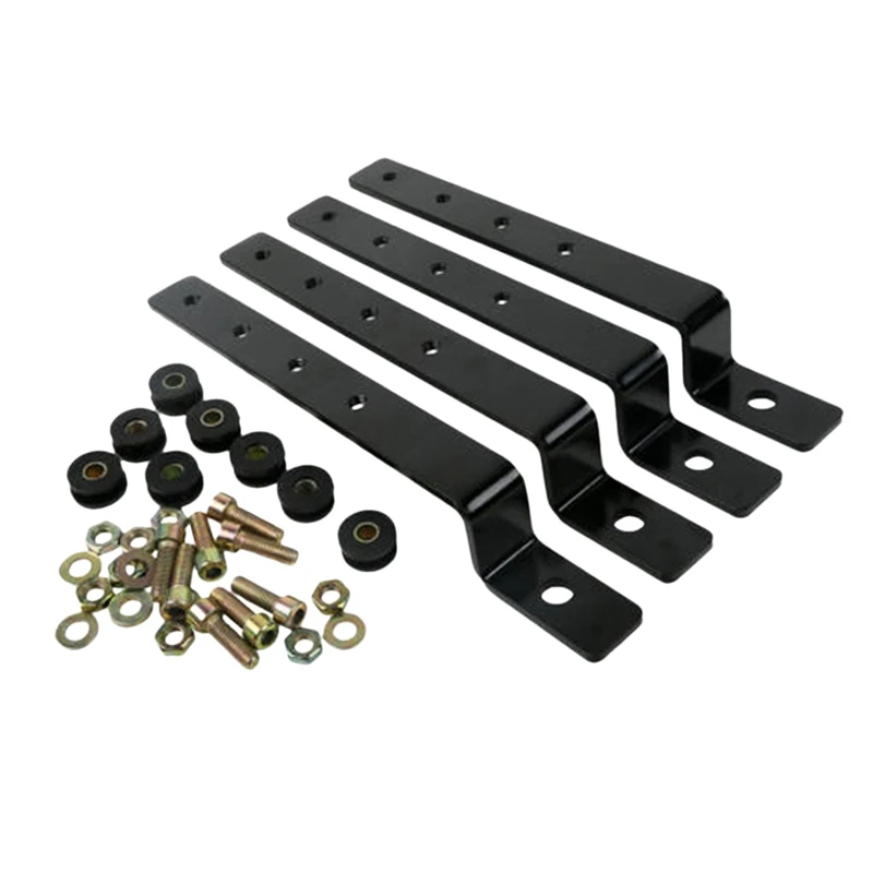 

Black Universal Motorcycle Hard Saddlebag Mounting Kit Set for Harley