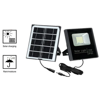 

Solar Light Outdoor Waterproof Garden Solar Light smart on at night 4Modes With Remote Control Solar Lamps seperable panel indoo