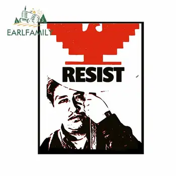 

EARLFAMILY 13cm x 10.3cm For Cesar Chavez Resists Graffiti Car Sticker Windows Decal Waterproof Car Accessories Decoration
