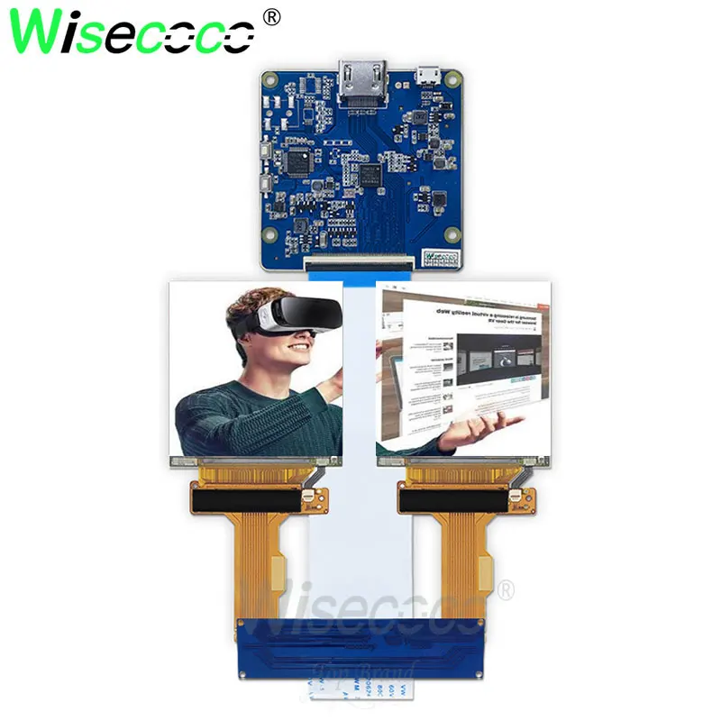 Для 3D VR гарнитура AR дисплей 2 9 дюйма 1440*1440 2k IPS экран 70 Гц с MIPI HDMI плата драйвера 300