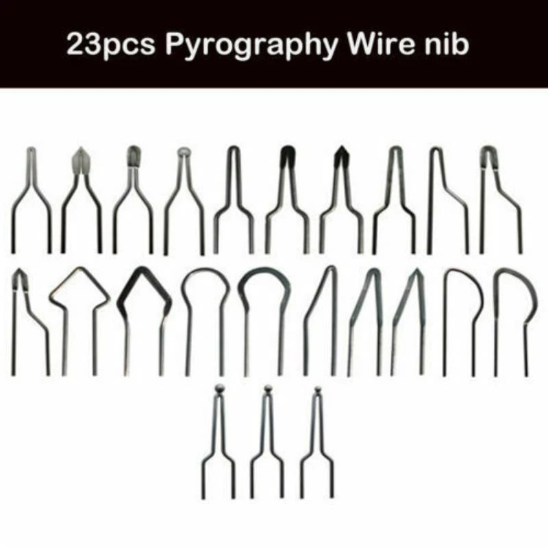 home depot welding rods 23Pcs 1mm Pyrographic Tip High Impedance Pyrography Wire Tips for Adjustable Wood Burning Machine miller tig torch